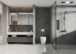 Luxury Bathroom Vanity with <b>Smart</b> Sensor Featuring an LED <b>Mirror</b> and Waterproof Floor-standing Storage Cabinet - Product Image 2