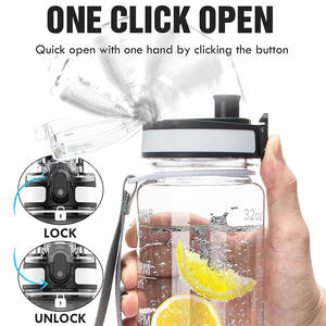 <span class=keywords><strong>Meilleure</strong></span> vente Bouteille d'eau portable en plastique étanche pour le sport pour la gym et la randonnée - Product Image 3