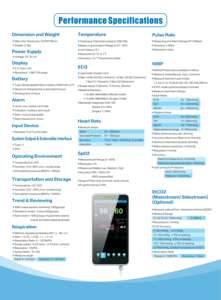 Moniteur patient portable miniature professionnel de 5,5 pouces, nouveau, intelligent, avec SPO2, PR, NIBP, TEMP, ECG en option, ETCO2, pour usage médical - Product Image 3