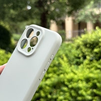 Coque de téléphone en silicone d'origine pour iPhone 14 15 Pro Max, antichoc, couverture intégrale, coque de téléphone en silicone liquide