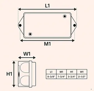 Caja de conexiones de 7 polos para remolque