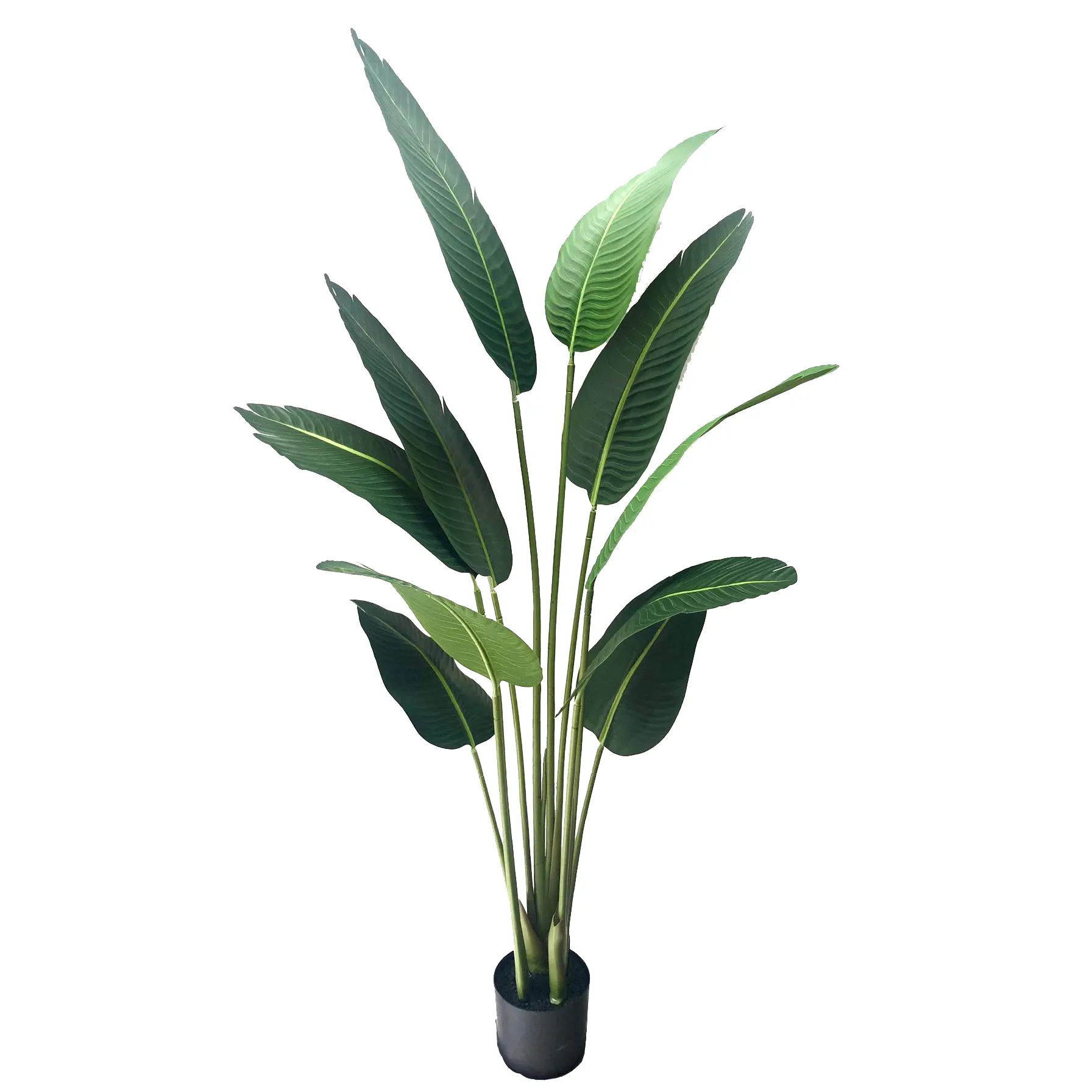 Casa artificial plantas palmeira viajante, planta pássaro do céu bonsai skybird planta artificial