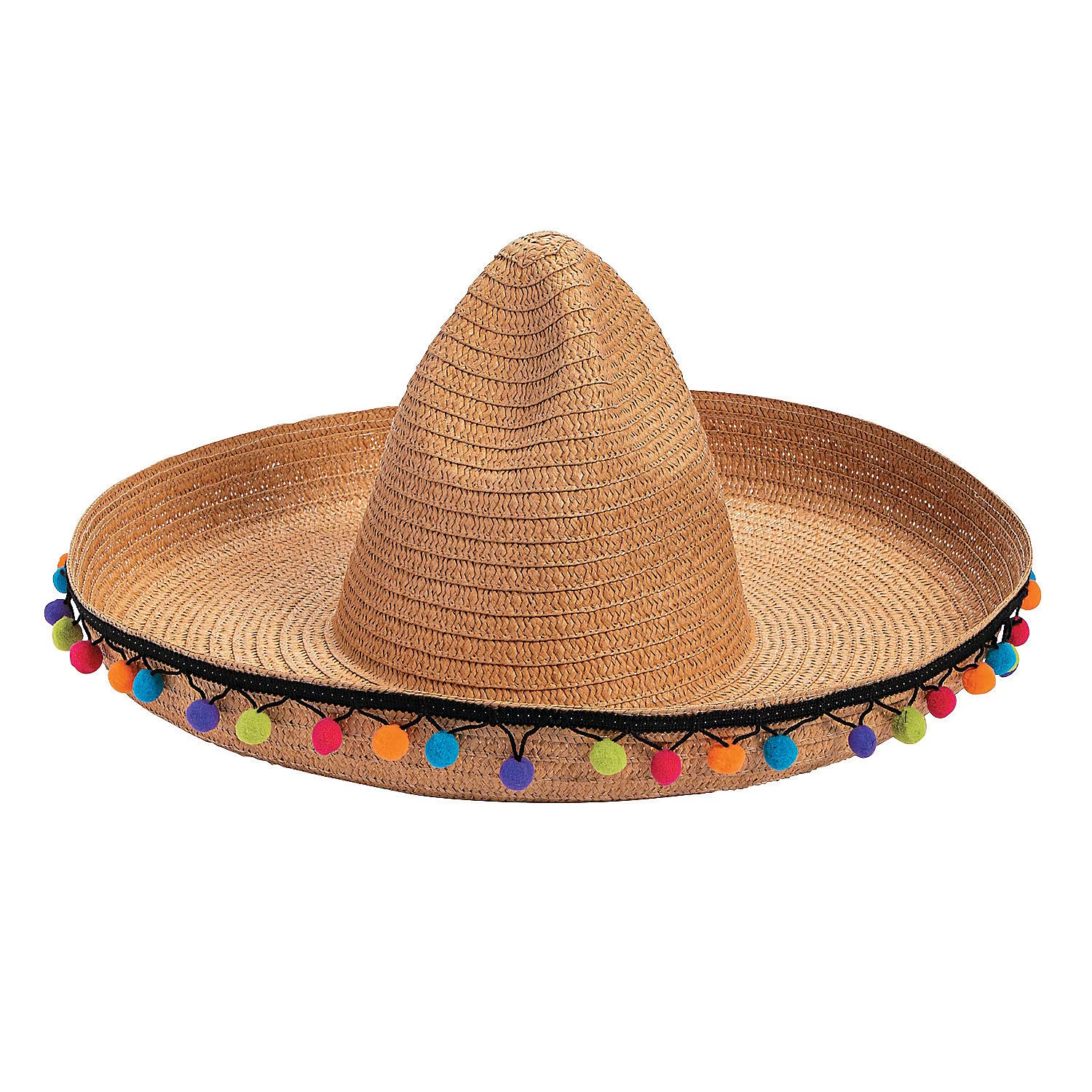 Pom Pom Sombrero Mexican Hat - Main Image
