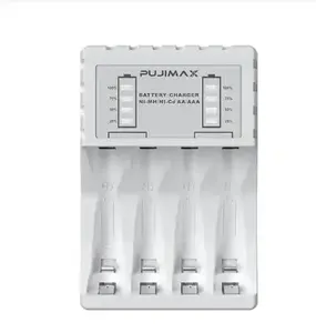 PUJIMAX Smart LCD Display 1.2V Rechargeable AA Battery Charger Fast Charge Portable Battery Charger For AA AAA Nimh Nicd Charge