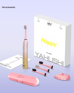 Brosse à dents électrique à couleur dégradée pour hommes et femmes adultes, rechargeable, automatique, intelligente, à poils doux, étanche - Product Image 6