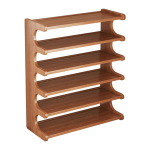 رف أحذية متعدد الوظائف قابل للفصل من الخيزران الحديث البسيط، مصنوع من ألواح الألياف المتوسطة، لغرفة المعيشة ومدخل المنزل، تخزين متعدد الطبقات - Product Image 5