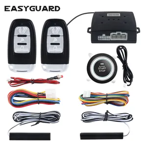 Easyguard Keyless Nhập & Đẩy Srart/STOP Nút Điều Khiển Từ Xa Bắt Đầu Động Cơ EC003-1 Hệ Thống Báo Động Xe