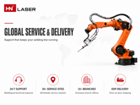 Robot Las Digital Dual-Swing Drive Baru Frekuensi Ayunan 30% Lebih Tinggi Kamera CCD 700TVL Hasil Las Sisik Ikan Serat Optik 3000W