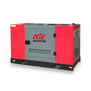 12.5KVA 10kw silencioso refrigerado por agua 50Hz 400V 1500RPM Yangdong marca motor generador diesel portátil