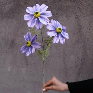 Serie Morada, <span class=keywords><strong>Flor</strong></span> Artificial de Seda de Tallo Único, Rosa Hortensia, Accesorios para Arreglos Florales, Decoración para Bodas, Hogar y Eventos - Product Image 5