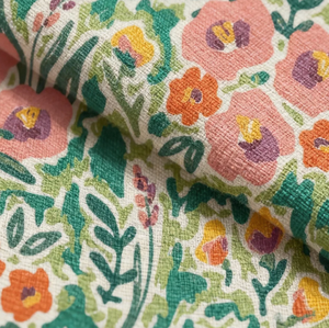 Tessuto in Flanella <span class=keywords><strong>100</strong></span>% Cotone con Stampa Digitale di Fiori Verdi per Pigiami e Abbigliamento da Notte per Ragazze - Product Image 2