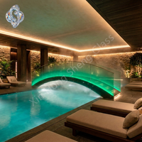 Panneau décoratif mural en verre teinté ombré, plaque de verre artistique décorative, design personnalisé pour hôtel, villa, salle de bain, bureau, usine, style moderne