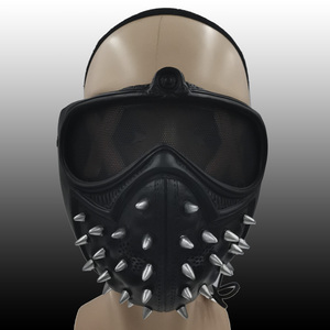 Maschera Steampunk per Costume di Halloween, Cosplay Watch Dogs, Maschera Luminosa con Doppia X - Product Image 2