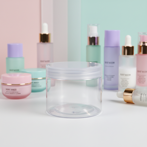 Envases de Plástico para Cosméticos, Mascarillas Capilares, Manteca Corporal, Exfoliantes, con Tapas, de 4oz, 6oz, 8oz, 16oz, 250ml, 500ml, en Oferta - Product Image 1