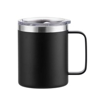 500ml tasse à eau couvercle tasse thermique tasse gobelet vide voyage tasse en acier inoxydable avec poignée