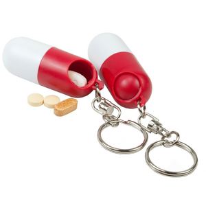 Nuevo Estilo, Estuche para Pastillas de Viaje Tipo Cápsula, Caja para Pastillas con Tapa Abatible, Mini Caja de Plástico - Product Image 2
