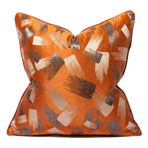 Housse de coussin en Polyester moderne, taie d'oreiller avec couronne, Jacquard, élégant, décoration pour la <span class=keywords><strong>maison</strong></span>, 18x18, offre spéciale - Product Image 1