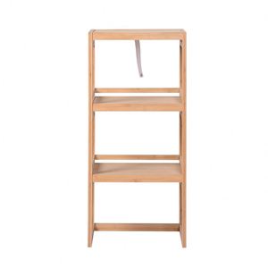 Étagère de rangement en bambou sur pied à 3 niveaux personnalisée avec étagères étanches pour salle de bain - Product Image 2