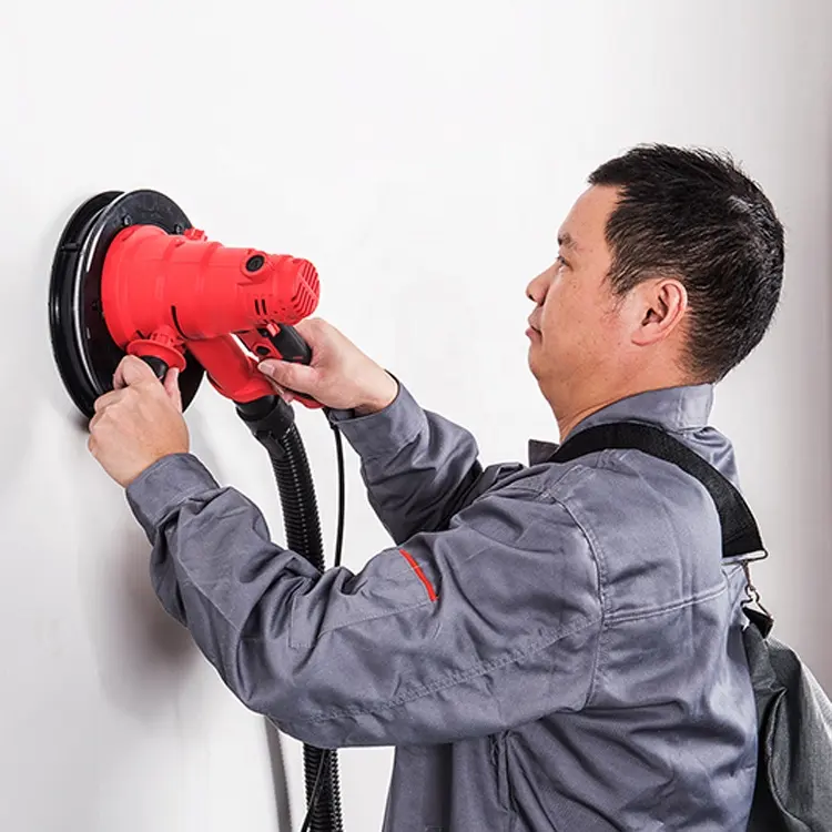 Factory supply Drywall Sander with Vacuum Attachment 2 Handles Orbital Sander with LED Light Dust Collector | Drywall Power