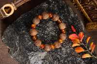 Bracelet d'aromathérapie aux herbes chinoises traditionnelles, bracelet en perles parfumées aux herbes naturelles pour soulager le stress, cadeau bien-être, boîte de bracelet