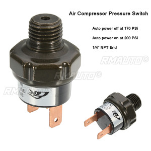 Pressostat de réservoir de compresseur d'air 90 PSI (sur) - 200 PSI (hors) pour suspension pneumatique - Product Image 2