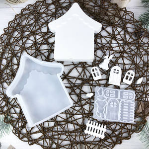 Moule en silicone pour résine fait main, style DIY, ornements décoratifs et outils pour gâteaux, pour la fabrication de résine, moule en plâtre - Product Image 3