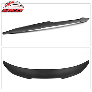 Convient pour BMW G22 Série 4 2021-2026, style PSM, becquet de coffre arrière, noir brillant, fibre de carbone - Product Image 3