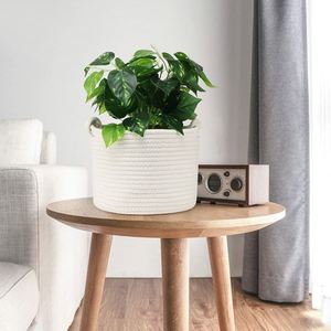 <strong>Cheap</strong> <strong>Baskets</strong> Under 5 Dollars Color Collapsible Woven <strong>Basket</strong> Rope Laundry Fox Rabbit Ear Tote Decorative for Wedding - Product Image 2