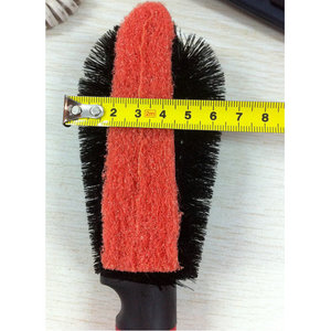 <b>Wheel</b> <b>Brush</b> 26Cm Black And Yellow Dual Side For Car Tire Cleaning Detailing Tools - Product Image 2