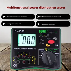 Megóhmetro Digital Multifunción de Alta Precisión para Pruebas de Resistencia de Tierra, Secuencia de Fases y Voltaje, Rango 5500 - Product Image 2