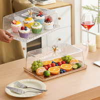 Nouvelle assiette de présentation pour pain et gâteaux 2026, idéale pour le thé de l'après-midi, les collations et les fruits, avec plateau à dessert en acrylique pour la maison