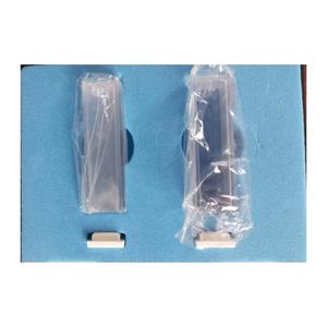 Cuvette Lab kaca Quartz, Cuvette spektrofotometer dengan bening pipa tekuk dan layanan pemotong - Product Image 1