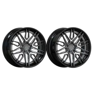 Custom Forged Split Wheel Polished Lip 20 21 22 inch 5X120 3 Piece Forged Wheel for LEXUS LS 500