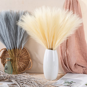 CallaFloral Pampas Reed <b>Artificial</b> <b>Flowers</b> Single Branch Indoor Decoration Home Decor Wedding <b>Arrangement</b> - Product Image 1