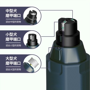 เครื่องเจียรเล็บสัตว์เลี้ยง Paiwang 6 ระดับความเร็ว พร้อมไฟ LED คู่ เสียงเบา สำหรับแมวและสุนัข - Product Image 2