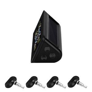 Sistema de Monitoreo de Presión de Neumáticos TPMS Cardisplay con Energía Solar, Alarma Inteligente de Temperatura, Ahorro de Combustible con 4 Sensores - Product Image 3