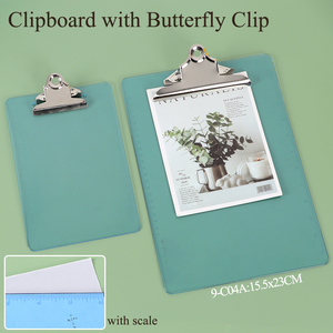 Sunshing A4 Thư Kích Thước Hardboard Bướm <span class=keywords><strong>Clip</strong></span> Hội Đồng Quản Trị Thi Pad Bảng Quảng Cáo <span class=keywords><strong>Mini</strong></span> Điều Dưỡng Thi Hội Đồng Quản Trị Nhựa Clipboard - Product Image 3