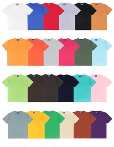 2023 Sang Trọng Chấ<span class=keywords><strong>t</strong></span> Lượng 100% Cotton Nặng Trọng Lượng Người Đàn Ông Của <span class=keywords><strong>T</strong></span> Áo Sơ Mi Cao Đường Phố Unisex Quá Không-Vai Rắn Màu Sắc <span class=keywords><strong>T</strong></span> Áo Sơ Mi - Product Image 5