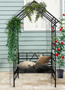 Arco Decorativo in Metallo Stile Cabana per Bordo Piscina, Leggero ma Robusto, per Mercato UE e USA, Ingresso Hotel Boutique - Product Image 5