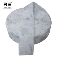Ruban tactique en nylon imprimé camouflage MC Alphine Snow White, largeur 1/2/4 pouces, matériau résistant et durable