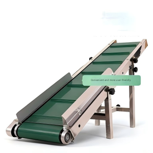 Small <strong>Belt</strong> <strong>Conveyor</strong> and <strong>Inclined</strong> <strong>Conveyor</strong> <strong>Belt</strong> for Warehouse Assembly Line Use Portable Incline <strong>Conveyor</strong> With Motorized Roller - Product Image 2