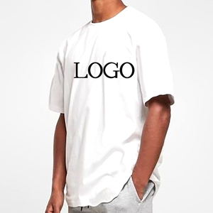 ผู้ผลิตเสื้อยืดคุณภาพสูง 100% ผ้าฝ้าย เสื้อยืดคอกลมทรงหลวม ไหล่ตก น้ำหนักมาก เสื้อยืดเปล่าสีพื้นไซส์ใหญ่ - Product Image 3