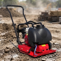 Compacteur de plaques portable avec certification CE, moteur à essence pour la construction, machine compacteuse à plaques vibrantes