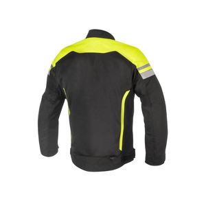 แจ็กเก็ตมอเตอร์ไซค์ผ้า Cordura สำหรับผู้หญิง,แจ็กเก็ตผ้ามอเตอร์ไซค์กันน้ำสีดำ-เหลืองปรับแต่งได้ - Product Image 2