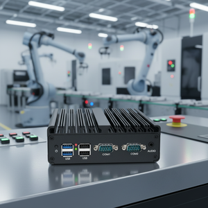 พีซีอุตสาหกรรม N150 รองรับการแสดงผล 4K Ultra-clear สามช่องสัญญาณ ไม่สะดุดต่อการทำงานหลายอย่าง ใช้เป็นเครื่องมือเฉพาะสำหรับป้ายดิจิทัล/การตรวจสอบ - Product Image 1