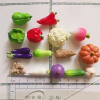 Verduras en Miniatura para Casa de Muñecas, Accesorios de Comida de Cocina para Decoración de Casa de Muñecas, Juguetes de Simulación para Niños
