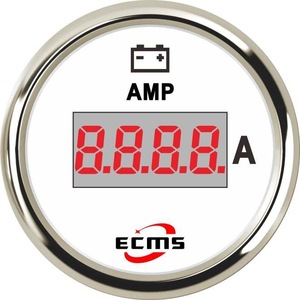 Pour compteur automobile avec affichage numérique 150A 52mm Ampèremètre/Compteur de courant pour yachts, bateaux, camping-cars et voitures modifiées - Product Image 1