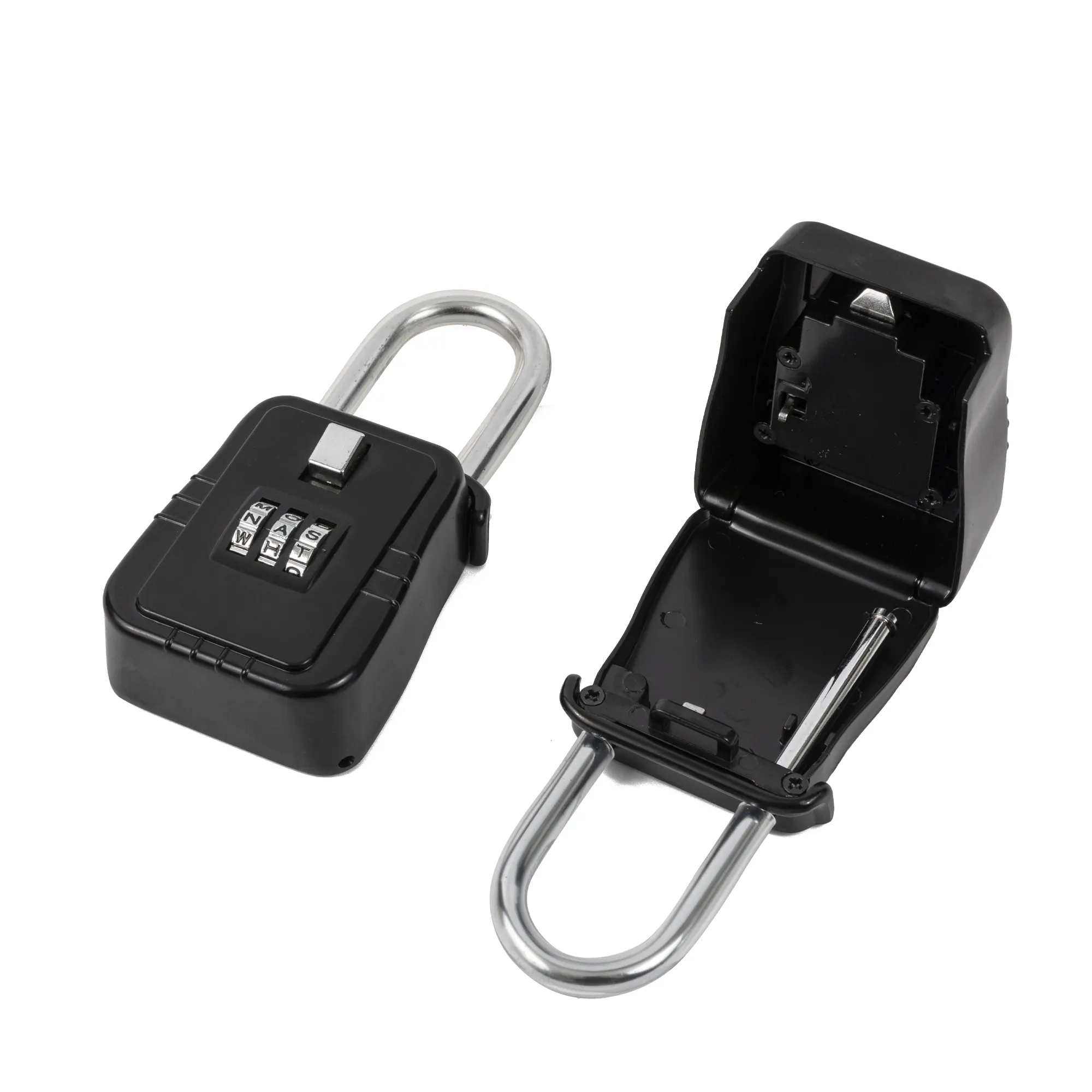 Caja de seguridad con llave personalizada, caja de almacenamiento con 4 teclas digitales