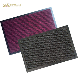 <span class=keywords><strong>Paillasson</strong></span> anti-poussière Graceline, antidérapant, élégant et <span class=keywords><strong>grand</strong></span>, avec base en PVC, pour entrée extérieure, adapté aux animaux domestiques - Product Image 1