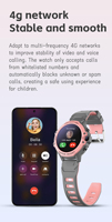 Smartwatch per Bambini K55H Versione Globale 4G, GPS, SOS, Videochiamata, Chat Vocale, Musica, Impermeabile IP67